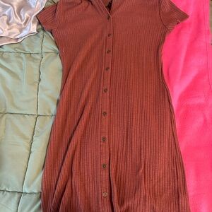 Body on Rust Brown Casual Dress